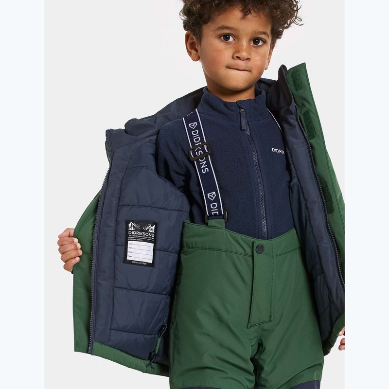 Детски скиорски комплект Didriksons Skare pine green 12