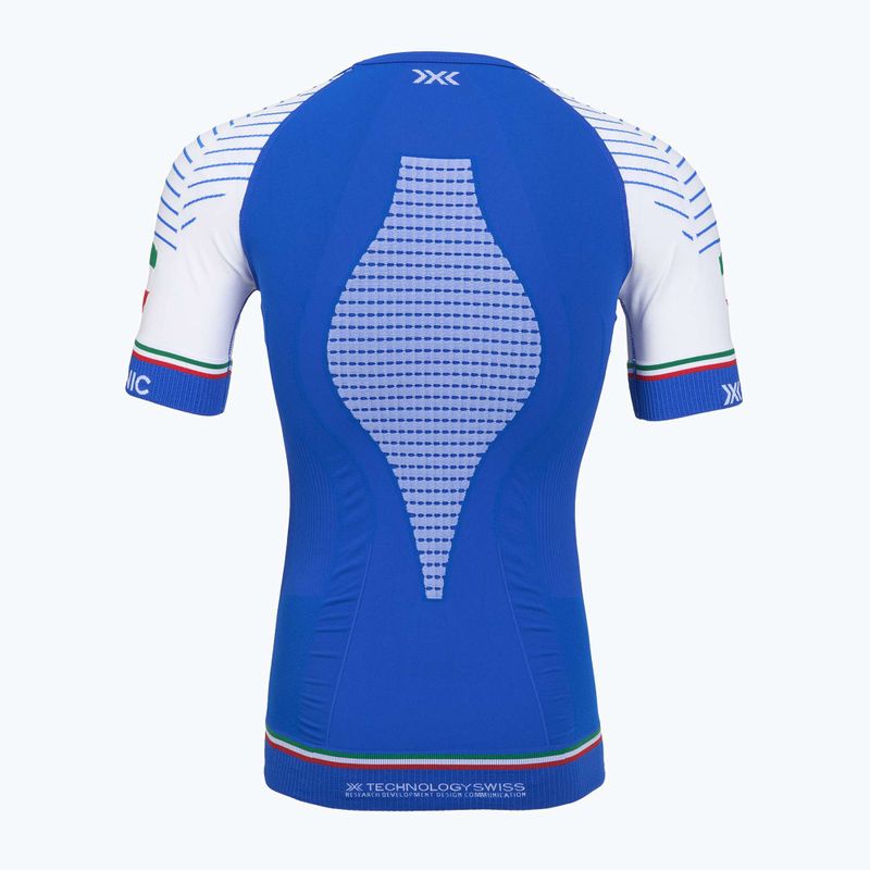 Мъжка термоактивна тениска X-Bionic Invent 4.0 Patriot Running Shirt blue 2