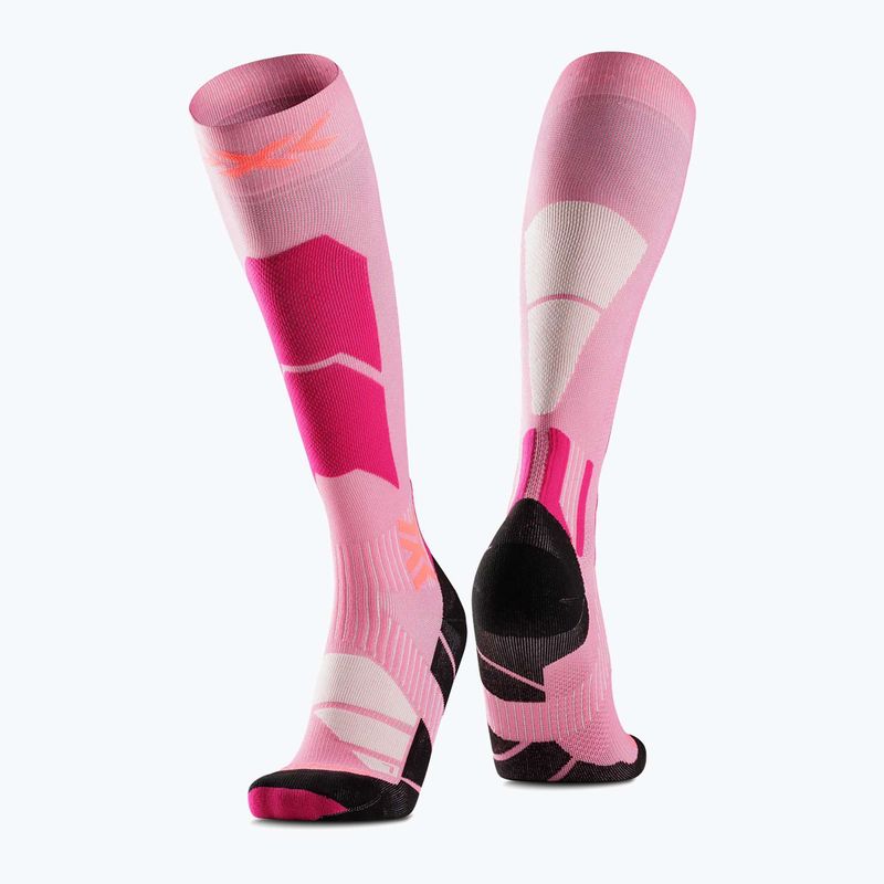 Скиорски чорапи X-Socks Ski Perform Otc light pink/light sand 6
