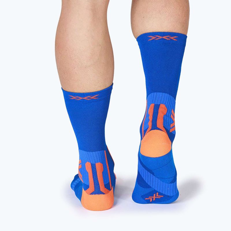 Чорапи X-Socks Run Perform Warm Crew twyce blue/orange 5