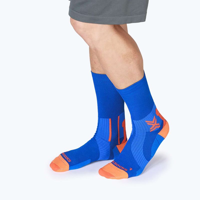 Чорапи X-Socks Run Perform Warm Crew twyce blue/orange 6