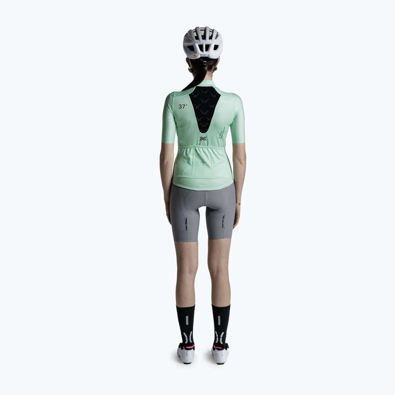 Дамска тениска за колоездене X-Bionic Corefusion Ride Jersey digital lime 3