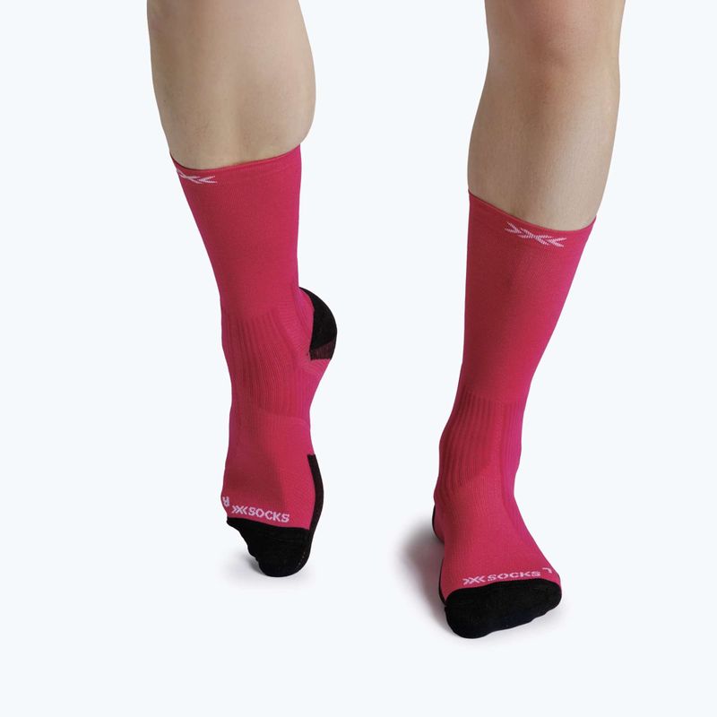 Чорапи X-Socks Run Perform Crew power purple 2