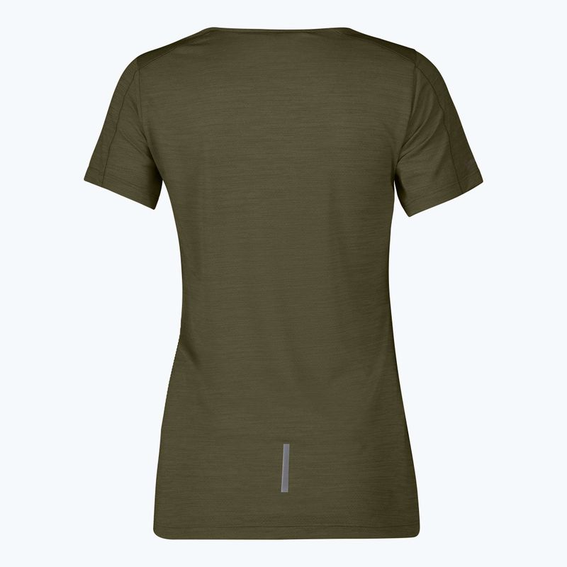 Дамска тениска за бягане SCOTT Endurance Lt fir green 2