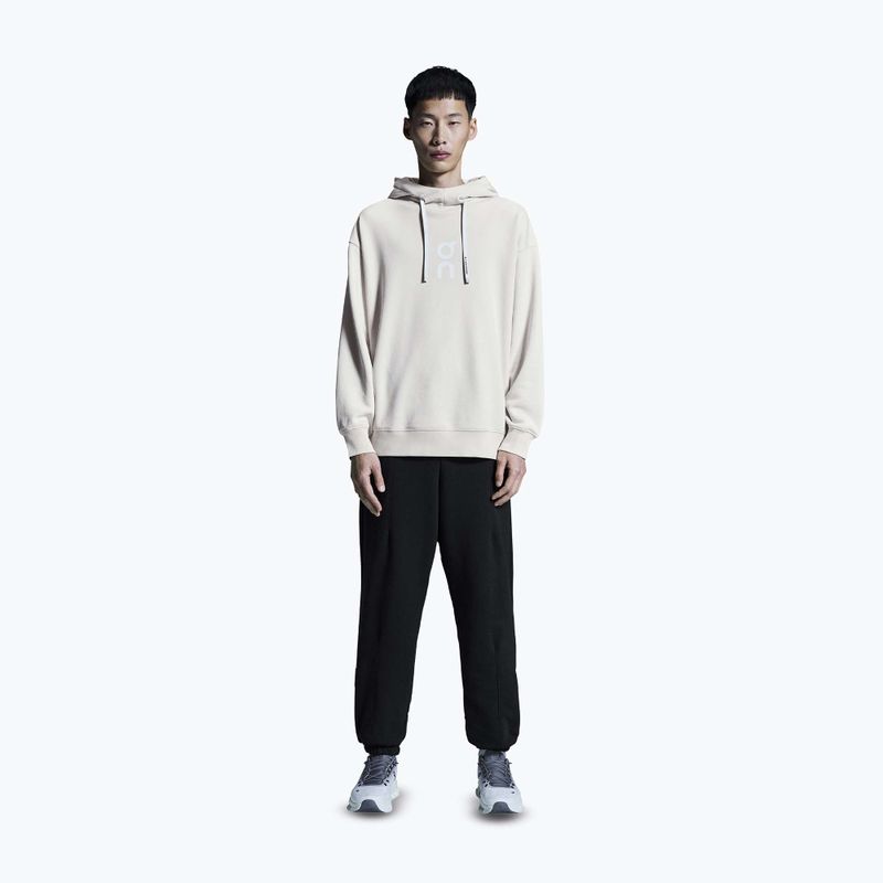 Мъжки суитшърт On Club Hoodie silver 2