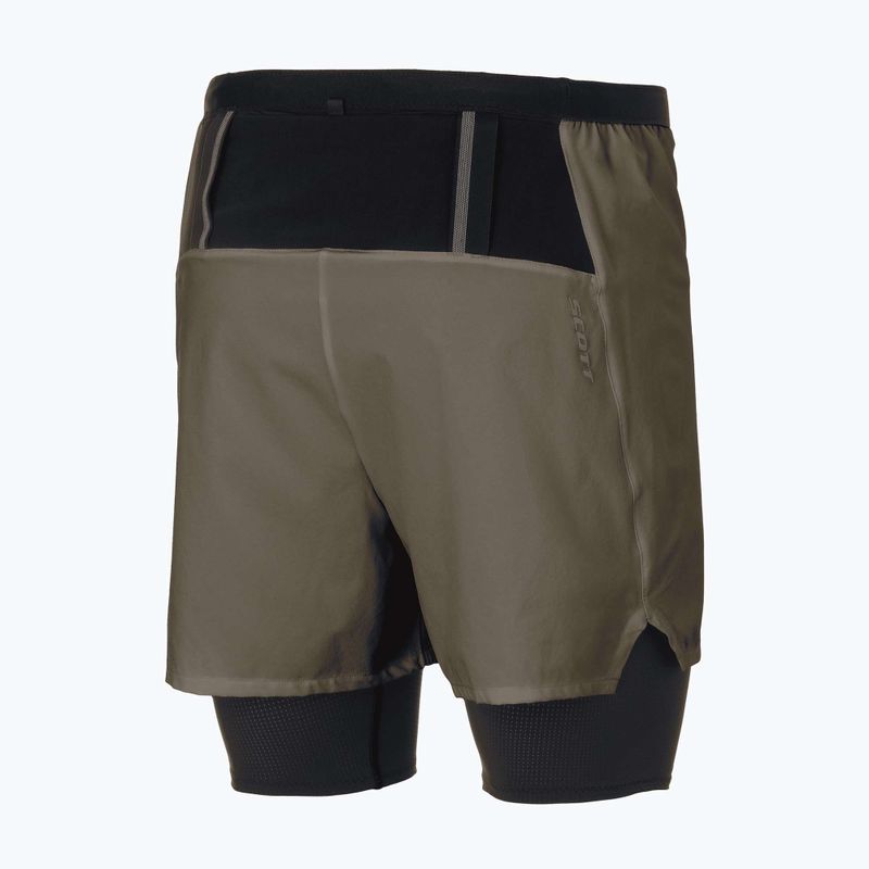 Мъжки шорти за бягане SCOTT Hybrid Endurance Tech wood grey/black 2