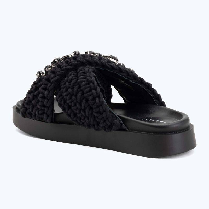 Дамски чехли INUIKII Woven Stones black 3