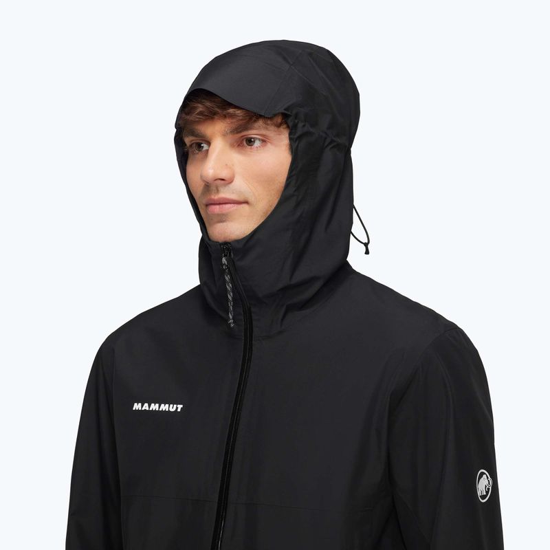 Мъжко непромокаемо яке Mammut Treeline HS Hooded black 4