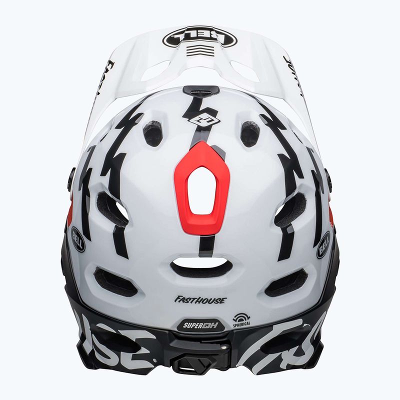 Велосипедна каска Bell FF Super DH MIPS Spherical fasthouse matte gloss black/white 4