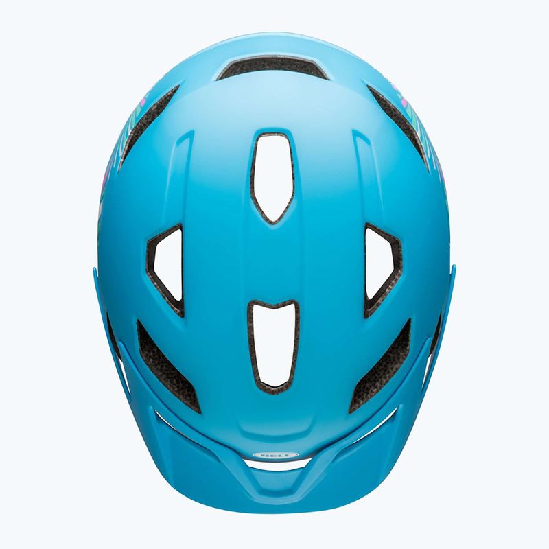 Детска велосипедна каска Bell Sidetrack Integrated MIPS Jr matte light blue/chapelle 4