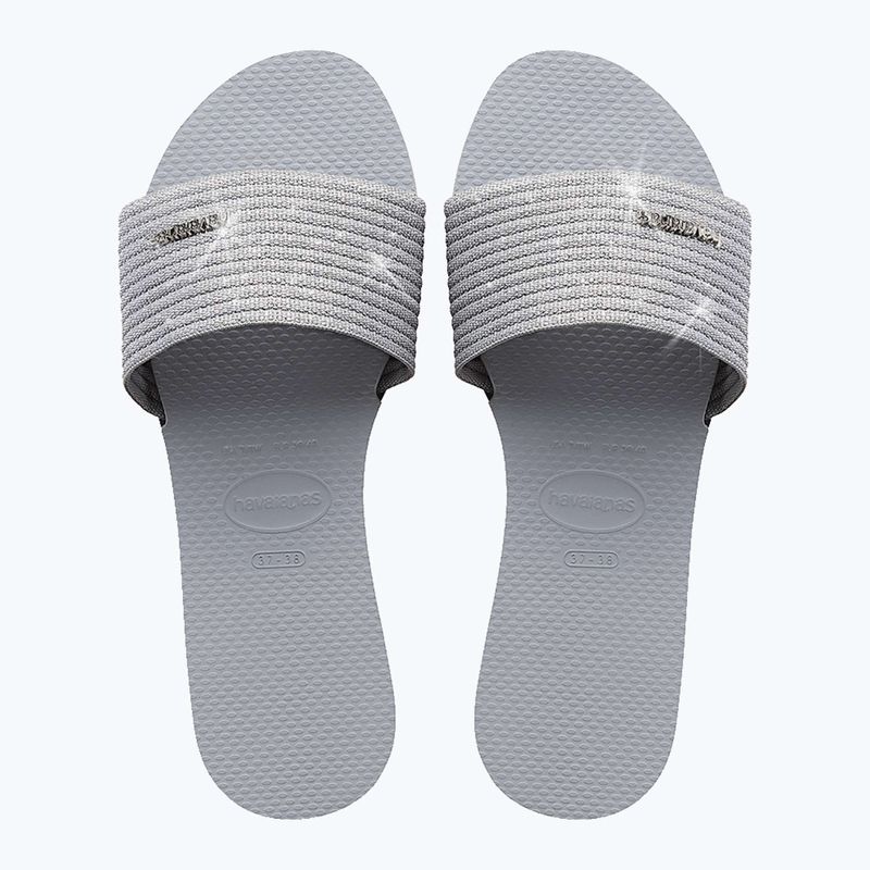 Дамски чехли Havaianas You Malta Metallic ice grey 11