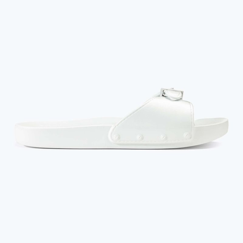Дамски чехли Scholl Pescura Flat Aqua Eva off white 2
