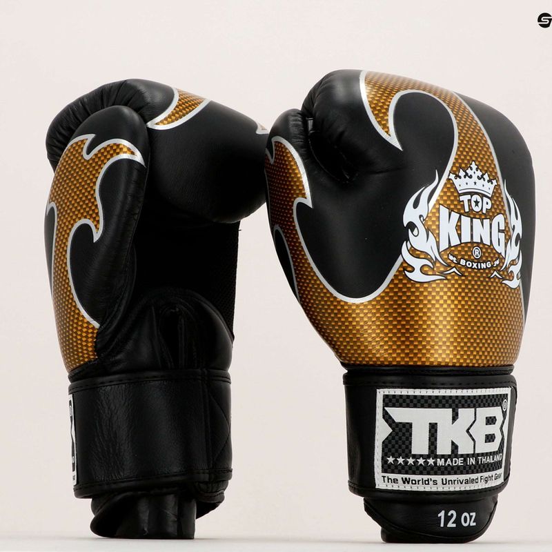 Боксови ръкавици Top King Muay Thai Empower черни TKBGEM-01A-BK 7