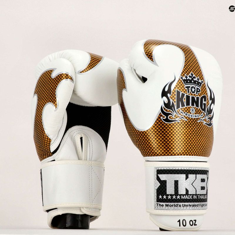 Боксови ръкавици Top King Muay Thai Empower white TKBGEM-01A-WH 7