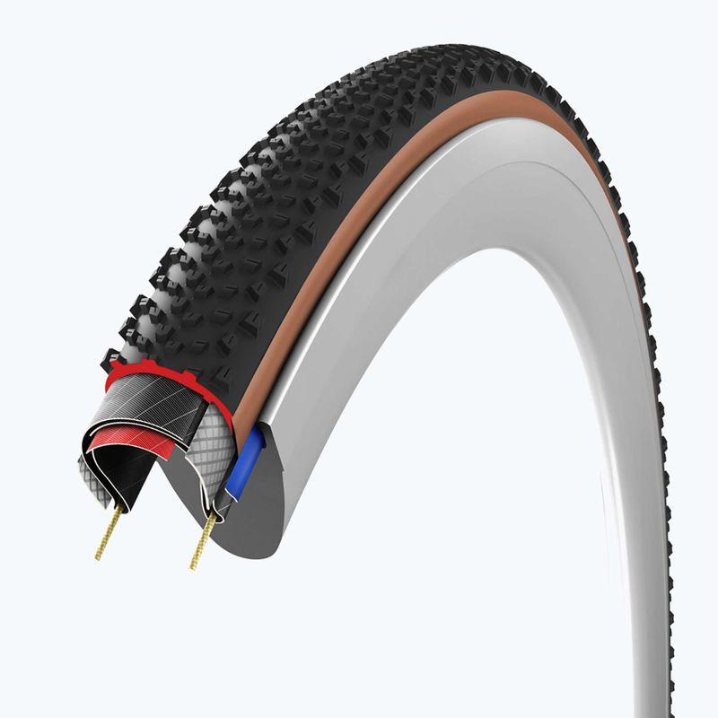 Велосипедна гума Vittoria Terreno T60 G2.0 TLR Gravel Endurance black/brown 4