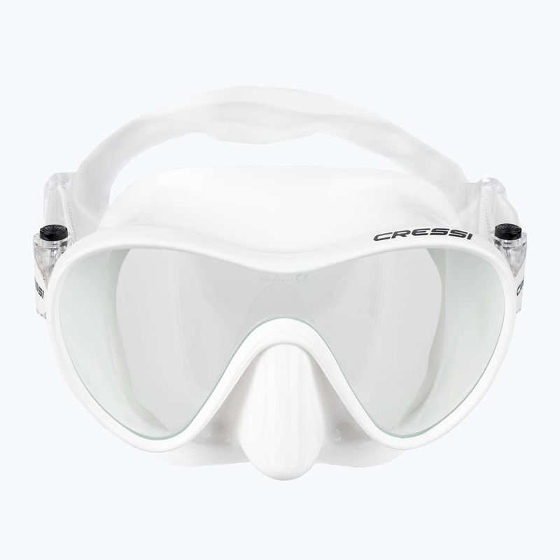 Маска за гмуркане Cressi F1 бяла ZDN283000 2