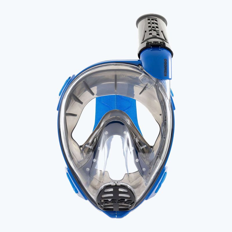 Цялолицева маска за шнорхелинг Cressi Komodo Full Face blue/black 3