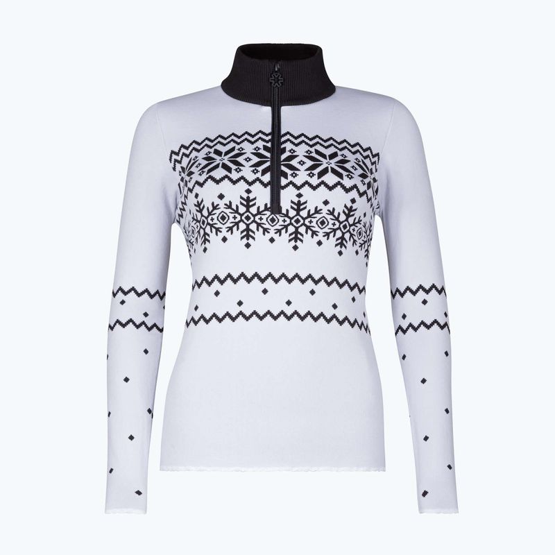 Дамски термо суитшърт Newland Groenlandia Half Zip white/black 5