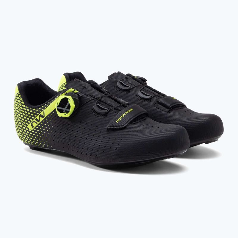 Мъжки обувки за шосе Northwave Core Plus 2 black/yellow 80211012 5