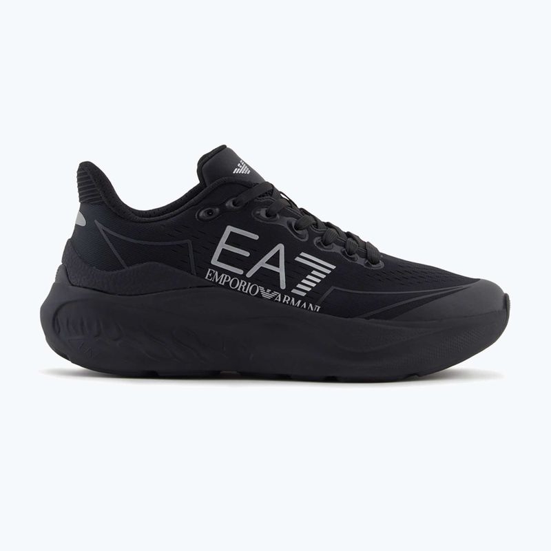 Обувки EA7 Emporio Armani Wave Cracking full black / silver 8