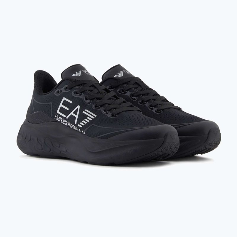 Обувки EA7 Emporio Armani Wave Cracking full black / silver 9