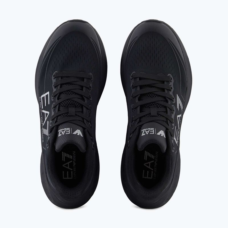 Обувки EA7 Emporio Armani Wave Cracking full black / silver 12