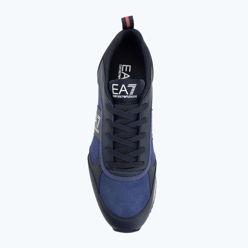 Обувки EA7 Emporio Armani Black & White Suede sky captain / deep cobal / mineral 5