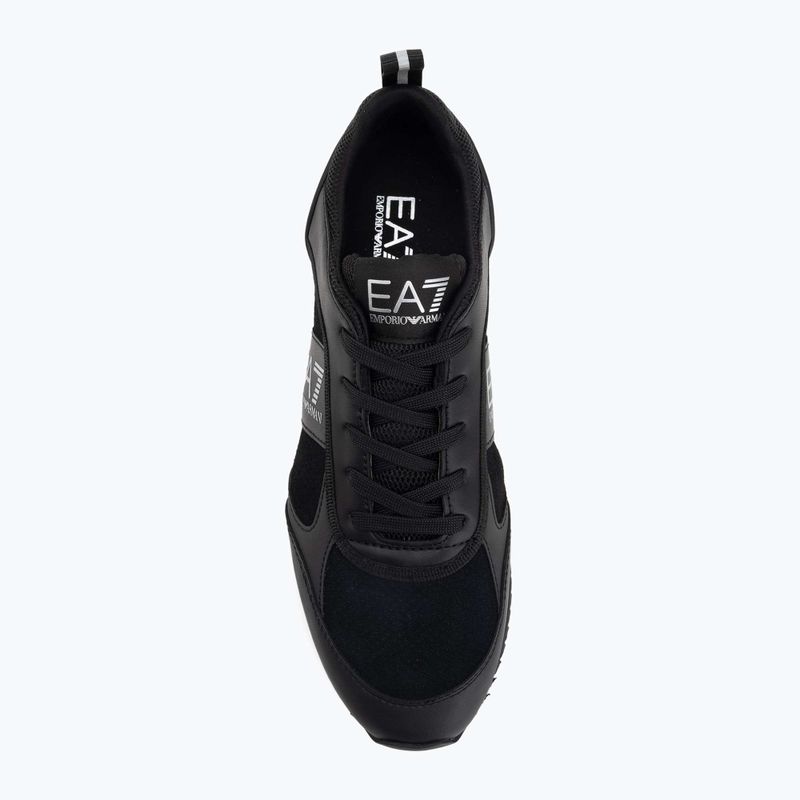 Обувки EA7 Emporio Armani Black & White Suede triple black micropunch 5