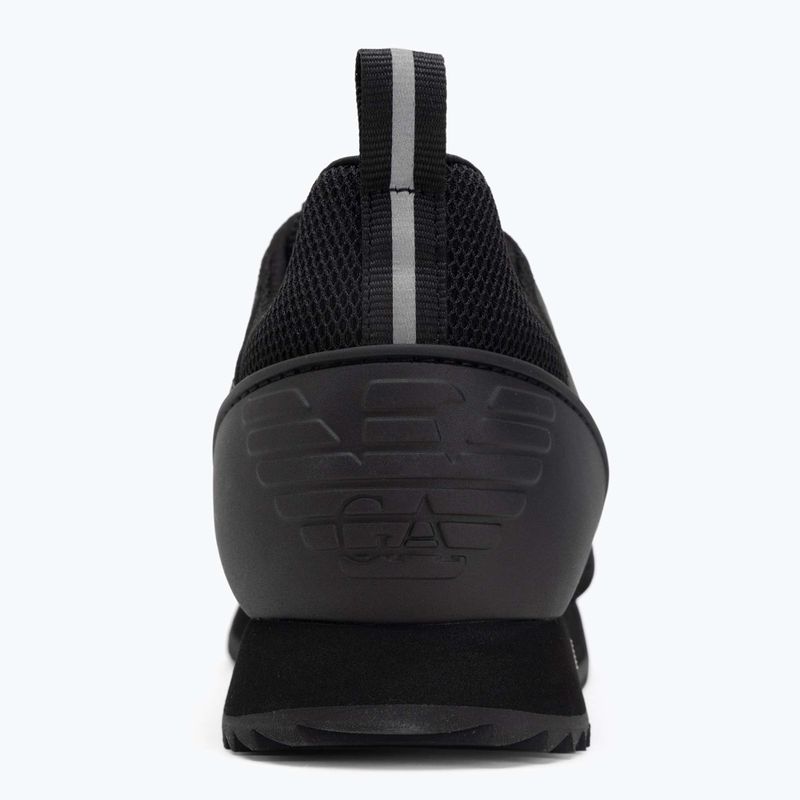 Обувки EA7 Emporio Armani Black & White Suede triple black micropunch 6