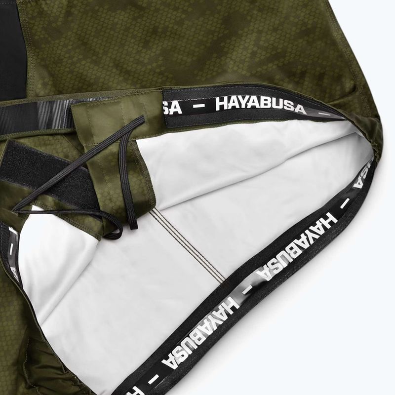 Hayabusa мъжки шорти за тренировка Hex Mid-Thigh green 6