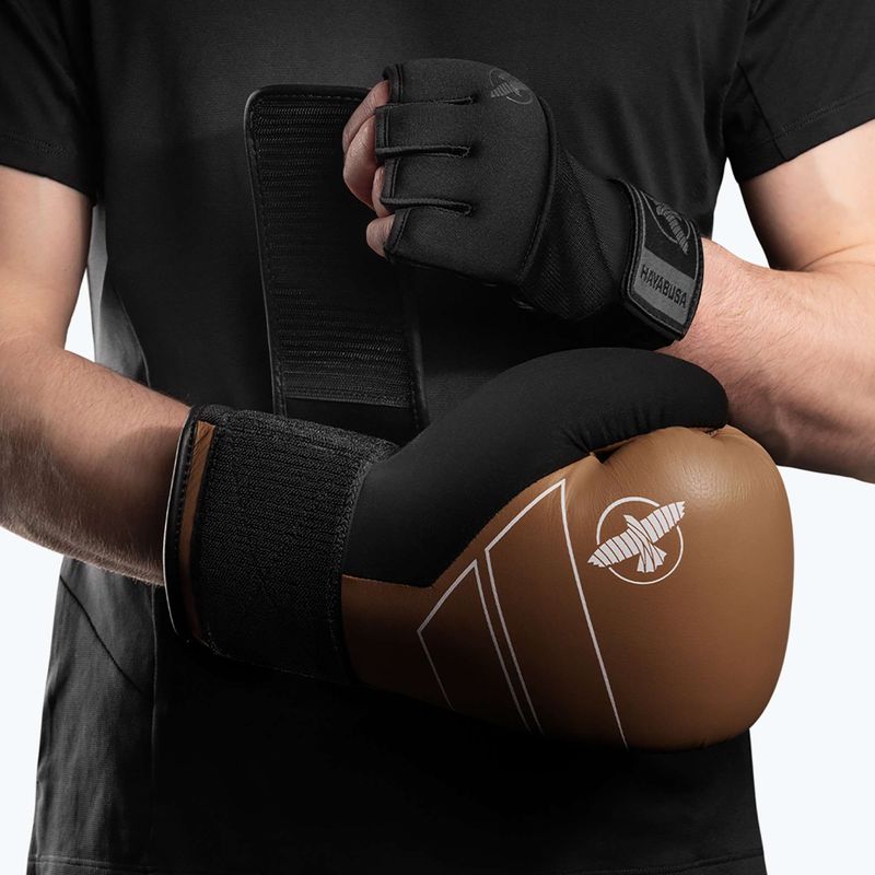 Боксьорски ръкавици Hayabusa S4 Leather golden brown 8