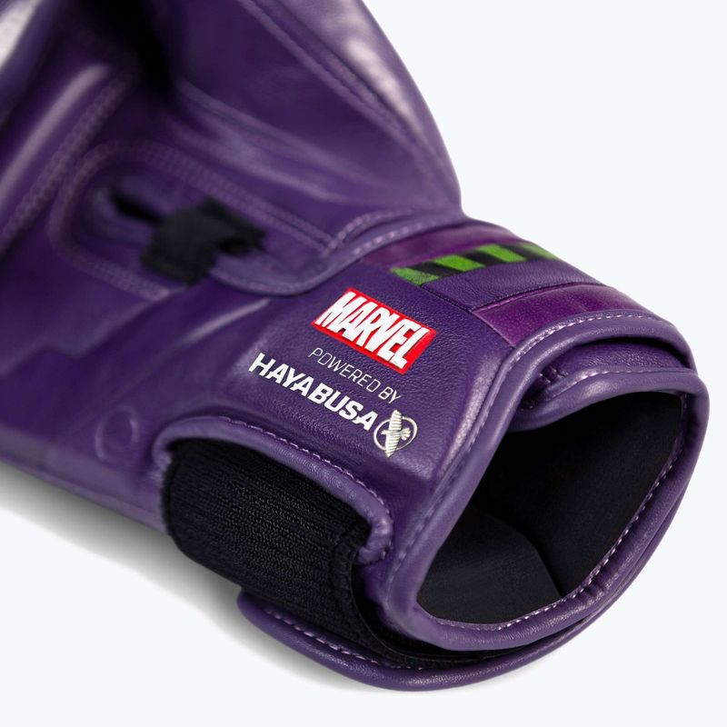 Боксови ръкавици Hayabusa Hulk на Marvel лилаво/зелено 8