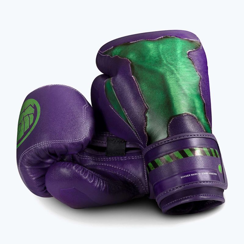 Боксови ръкавици Hayabusa Hulk на Marvel лилаво/зелено 9