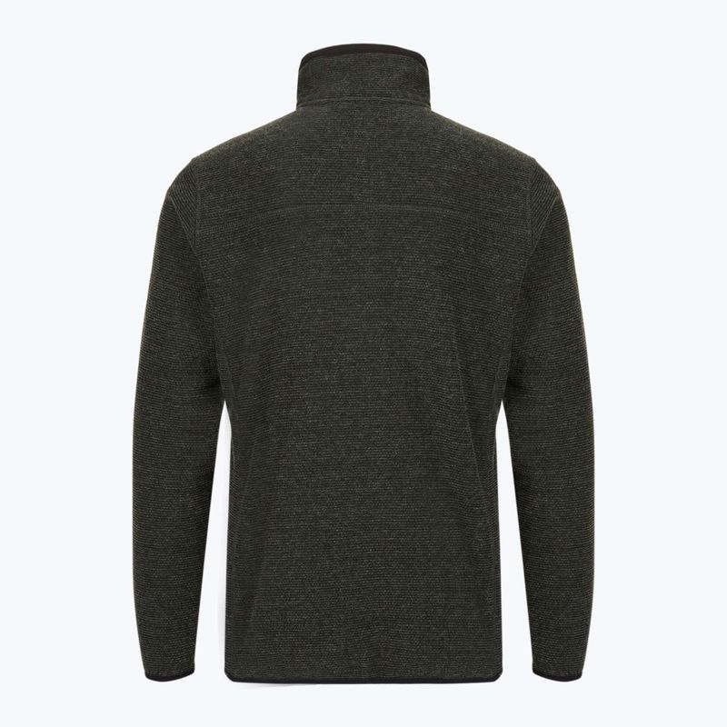 Мъжки суитшърт от полар CMP 35H3907 Melange Knitted forest melange/nero/ferrari 2