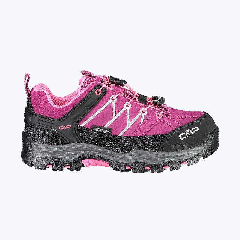 CMP детски ботуши за трекинг Rigel Low Wp berry / pink fluo 8