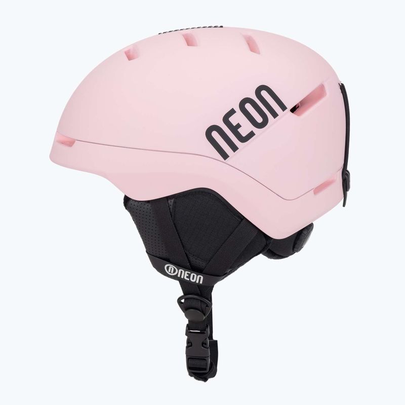 Скиорска каска Neon Summit light pink/black 3
