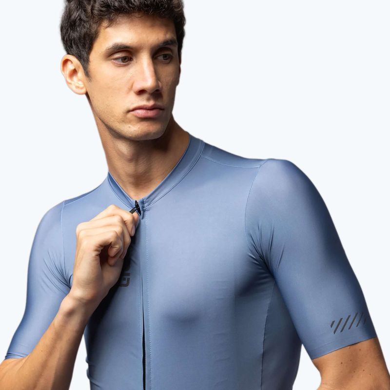 Мъжка тениска за колоездене Alé Color Block steel blue 5