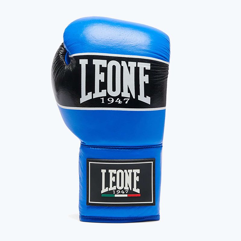 Боксови ръкавици LEONE 1947 Shock Pro blue/black/white 2