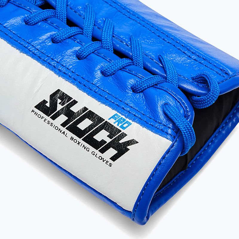 Боксови ръкавици LEONE 1947 Shock Pro blue/black/white 7