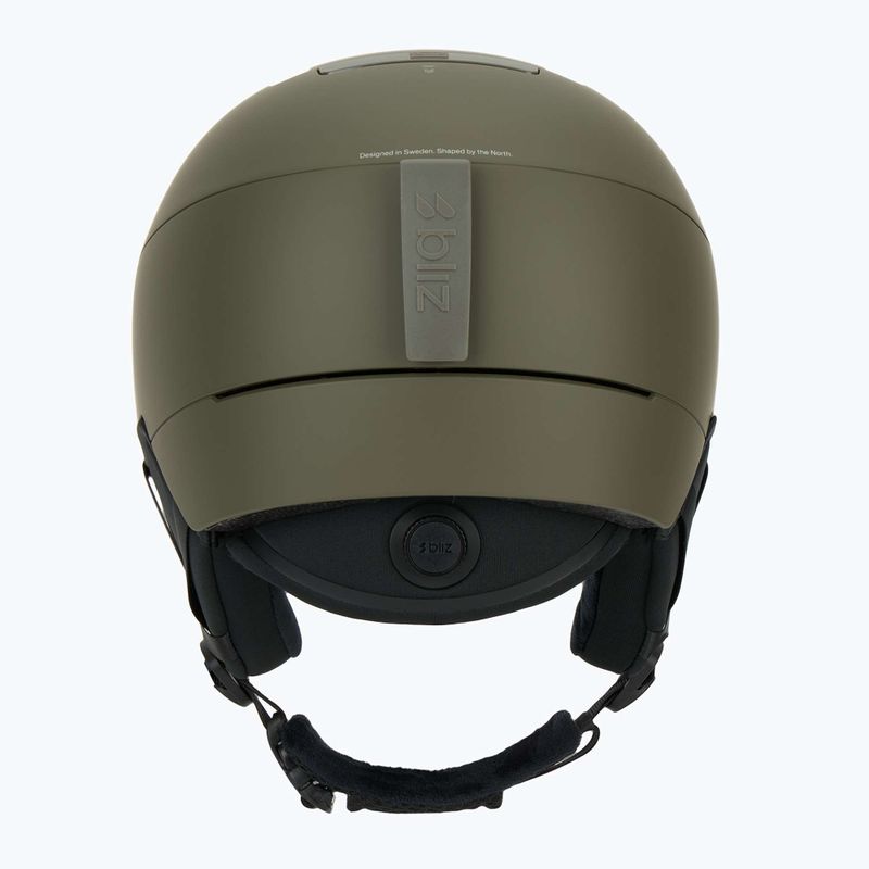 Скиорска каска Bliz S002 matte camo green 4