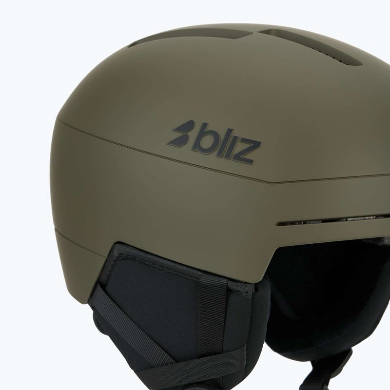 Скиорска каска Bliz S002 matte camo green 7