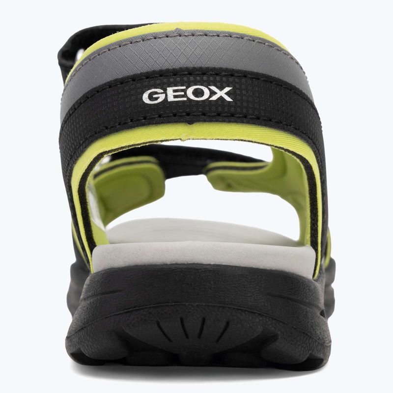 Детски сандали Geox Vaniett черно/светлозелено 6