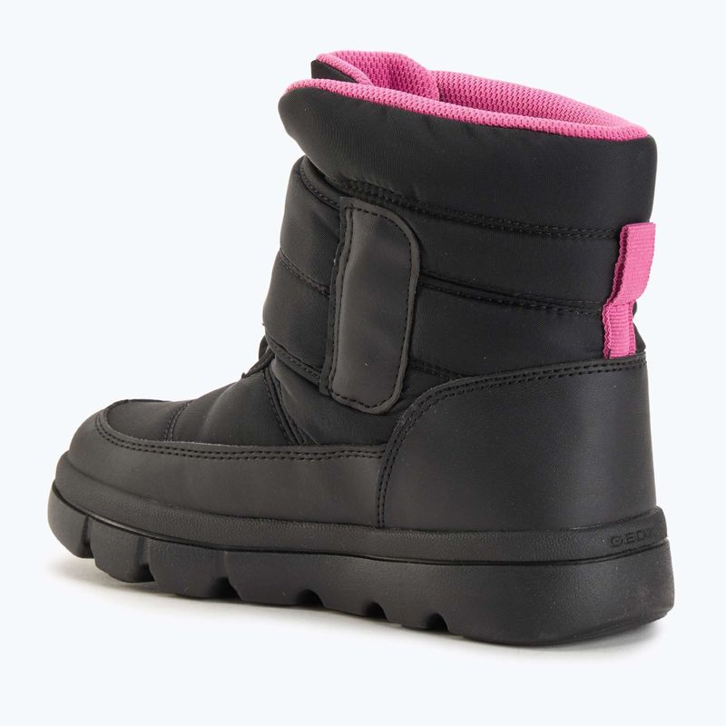Детски ботуши за сняг Geox Willaboom ABX black / fuchsia 3