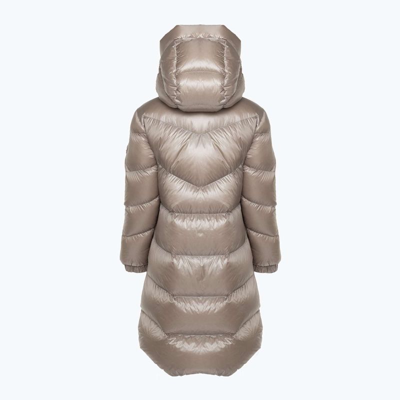 Woolrich дамско яке Aliquippa Long Puffer light taupe 2