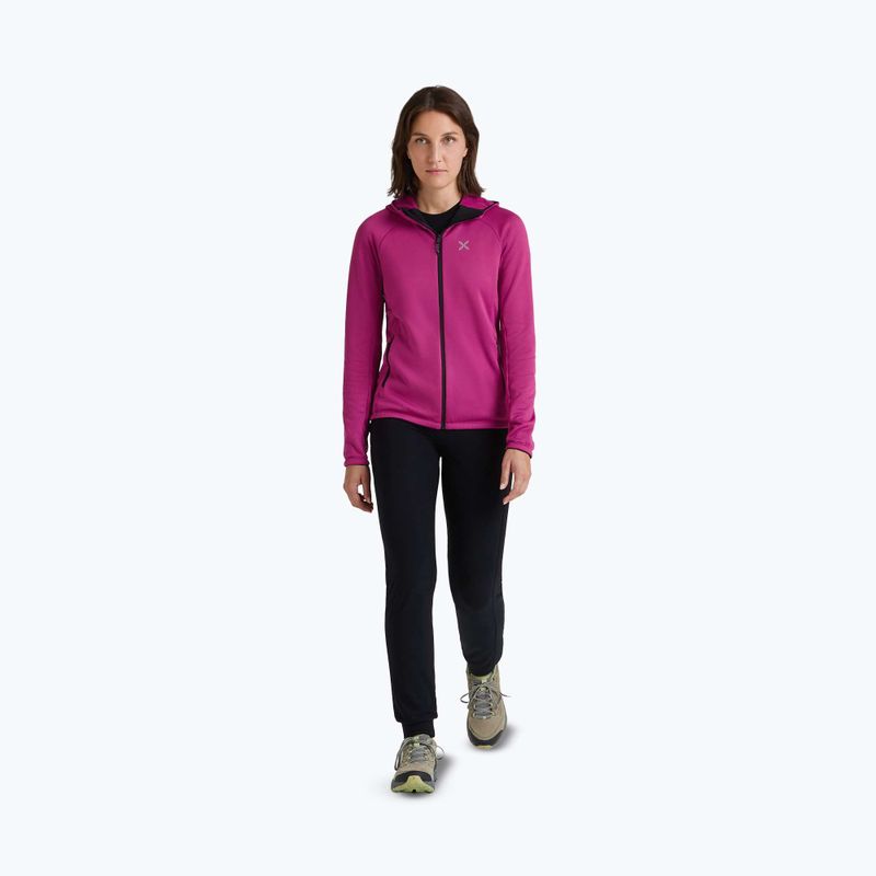 Дамски суитшърт Montura Fadis Grid Hooded Maglia baton rougue 2