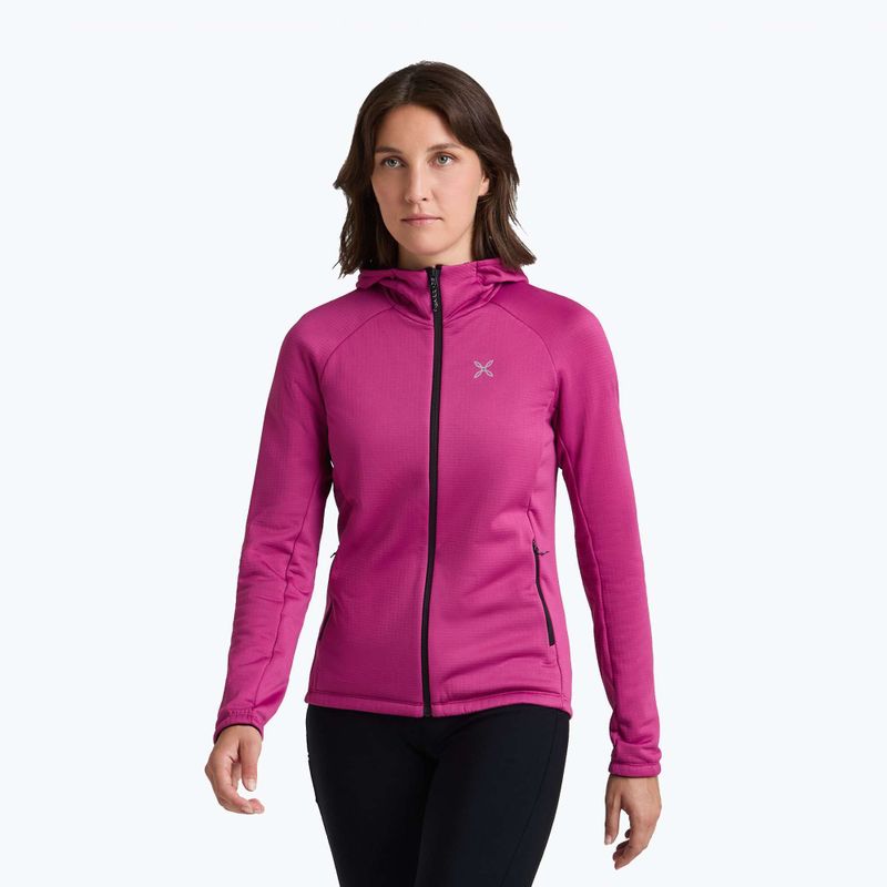 Дамски суитшърт Montura Fadis Grid Hooded Maglia baton rougue 4