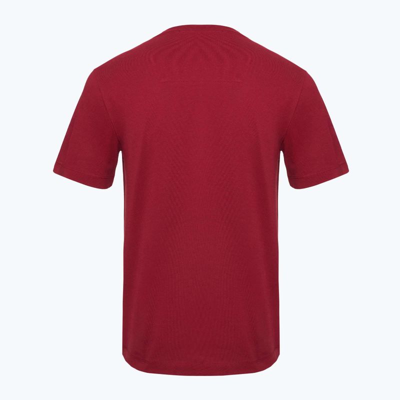 Мъжка тениска Aeronautica Militare Essential burgundy 2