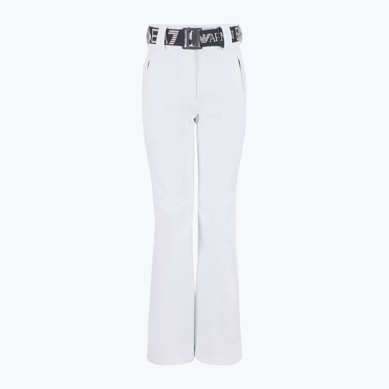 Дамски скиорски панталон EA7 Emporio Armani Ski Kitzbuhel Softshell High Waisted white 6