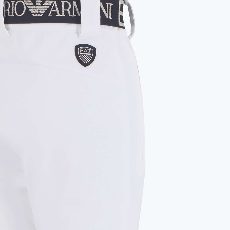 Дамски скиорски панталон EA7 Emporio Armani Ski Kitzbuhel Softshell High Waisted white 8