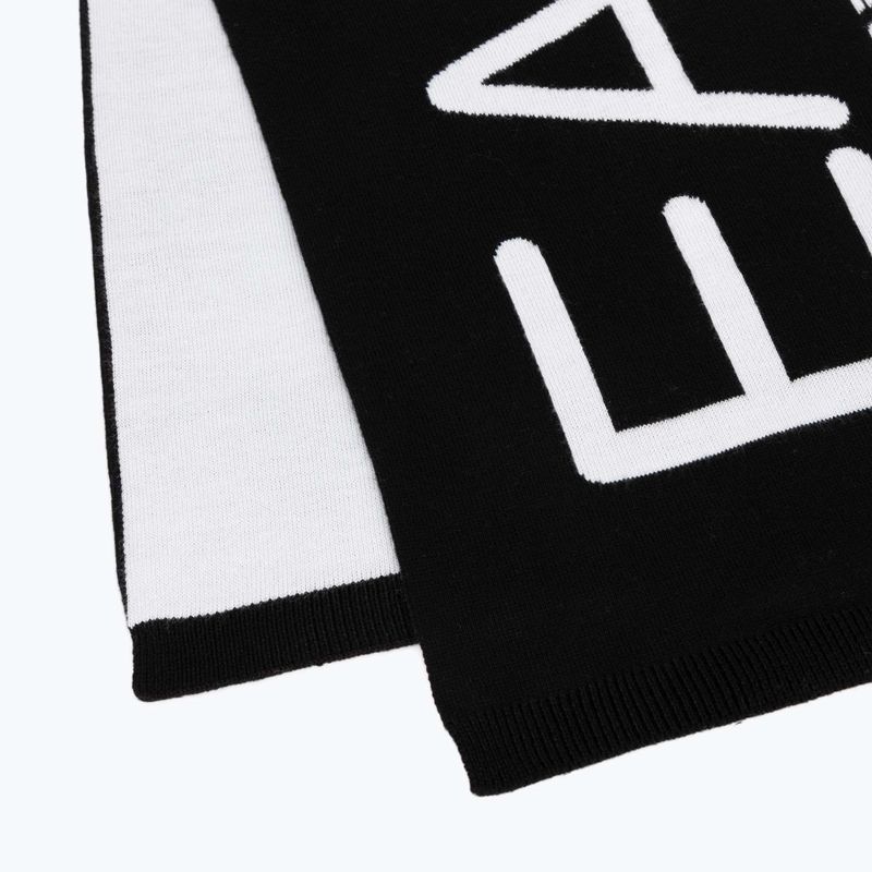 Шал EA7 Mountain Visibility black / white 2